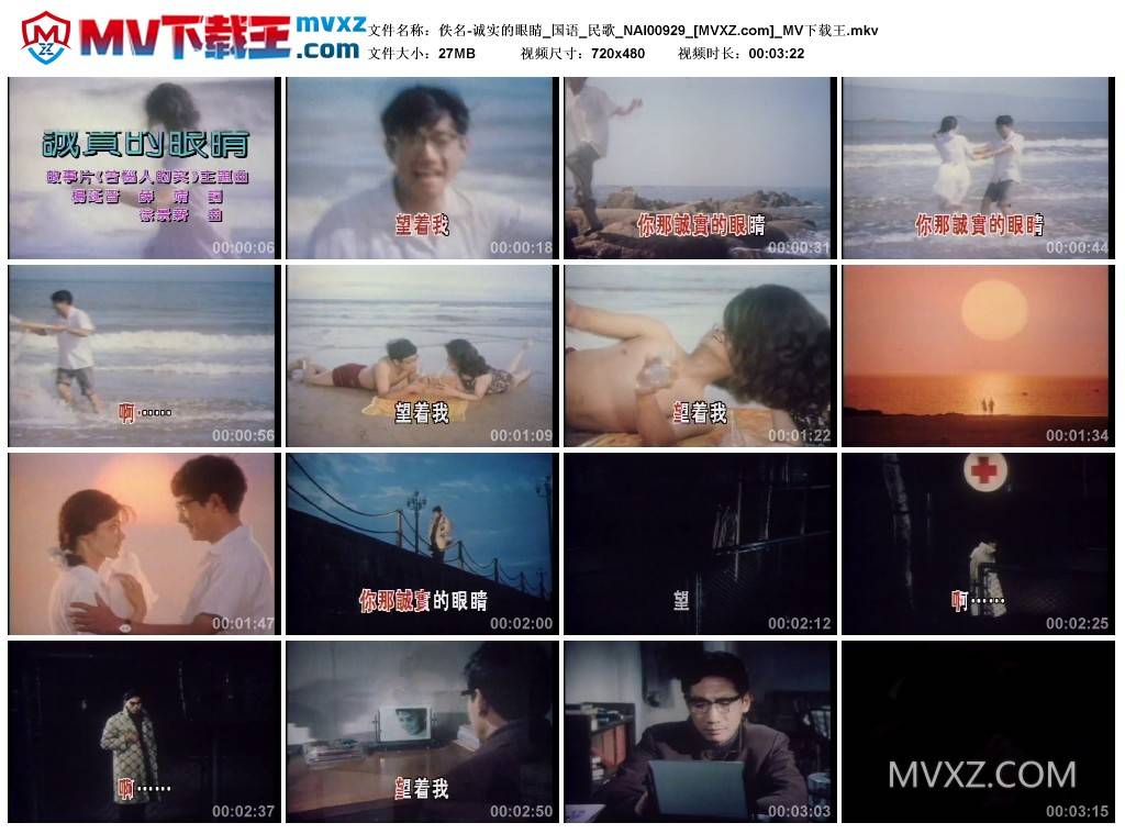 佚名-诚实的眼睛_国语_民歌_NAI00929